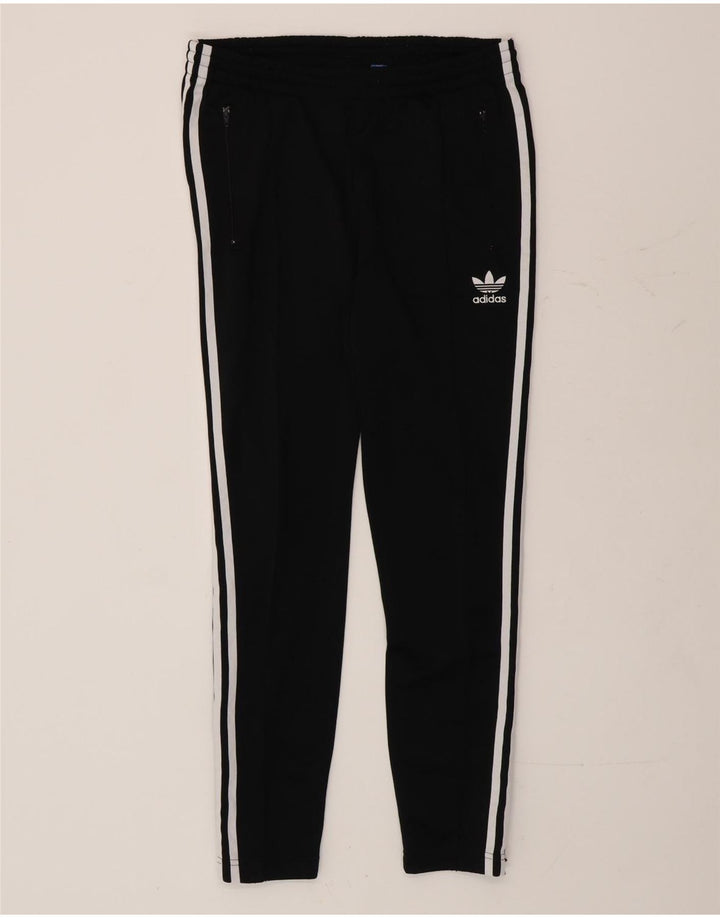 Pantaloni da tuta da donna ADIDAS UK 10 piccoli poliestere nero