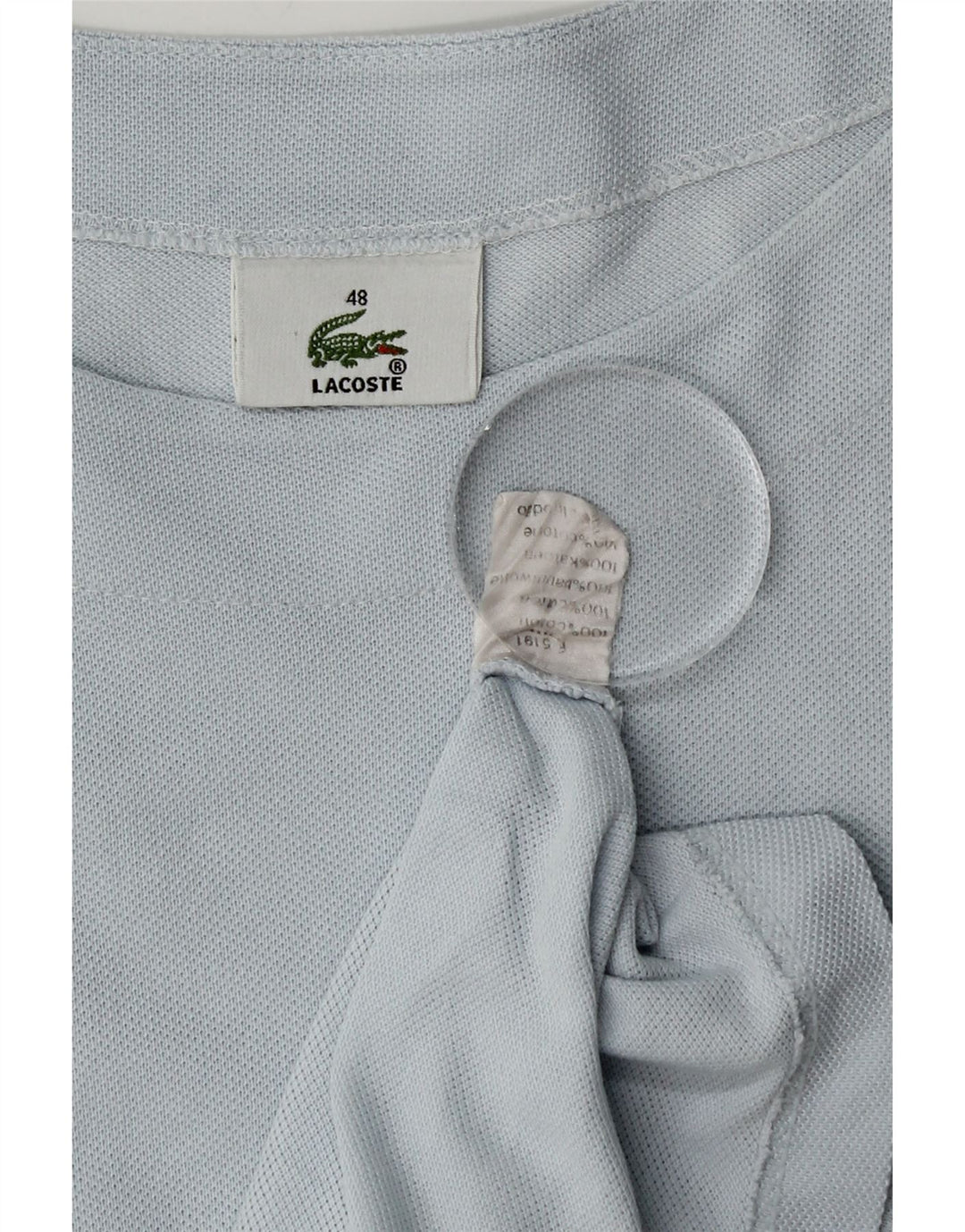 T-shirt da donna Lacoste taglia superiore 48 XL cotone blu