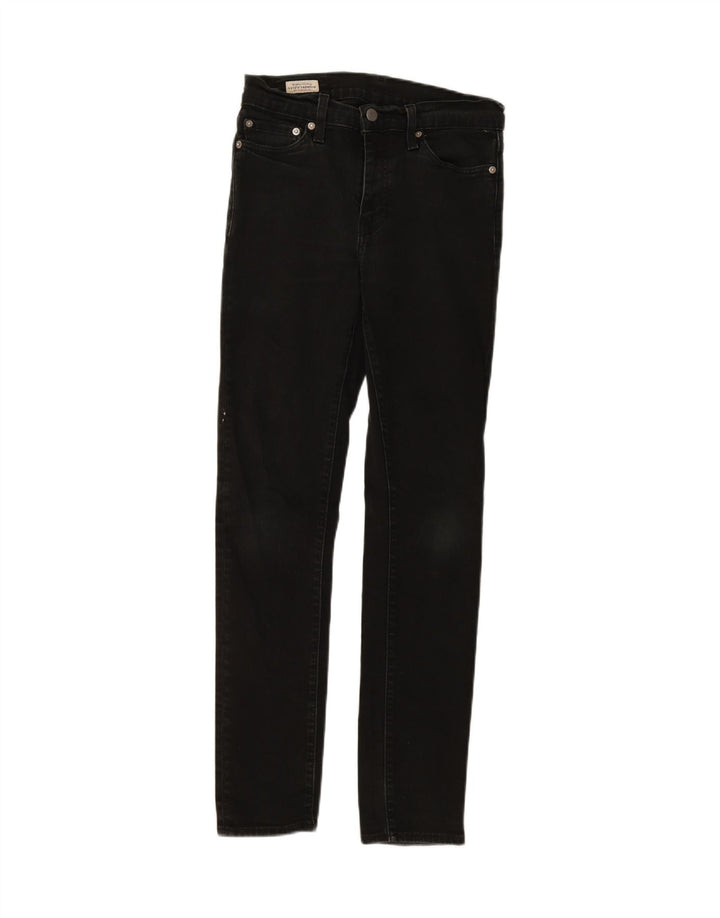 LEVI'S Womens Slim Jeans W29 L29 Black Cotton