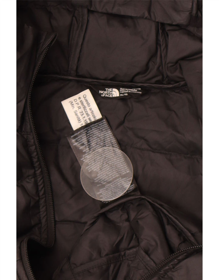 Giacca imbottita con cappuccio The North Face da ragazzo 13-14 anni XL poliestere nero
