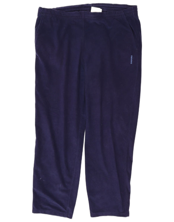 Pantaloni da tuta da uomo Diadora 2XL Poliestere Blu Navy