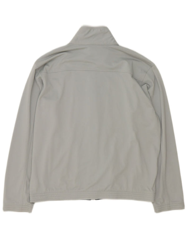 Giacca da tuta da uomo Champion in poliestere grigio medio