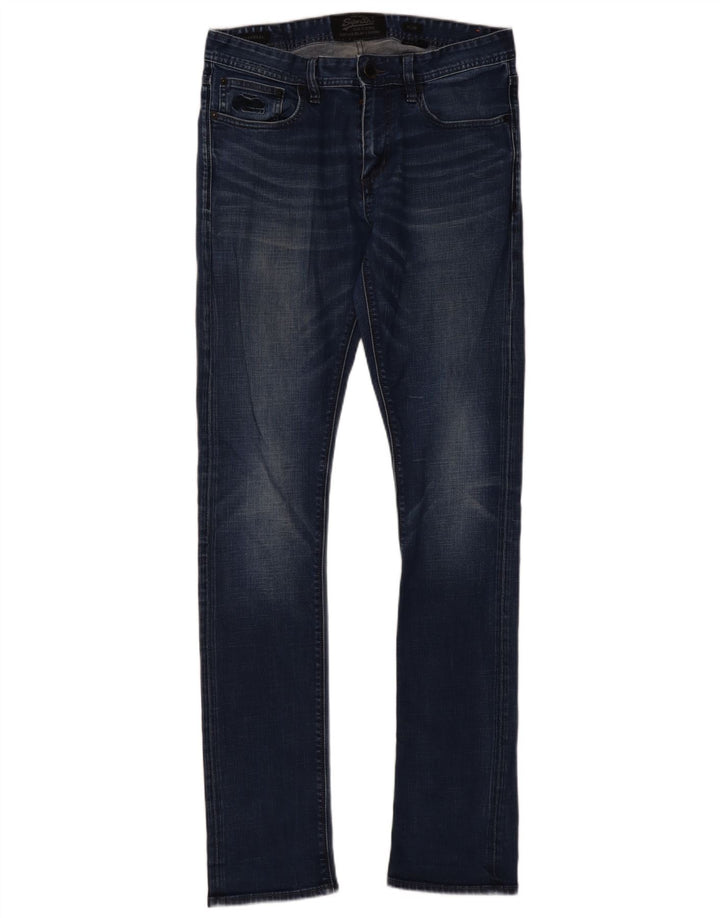 Jeans slim da uomo Superdry W32 L36 cotone blu
