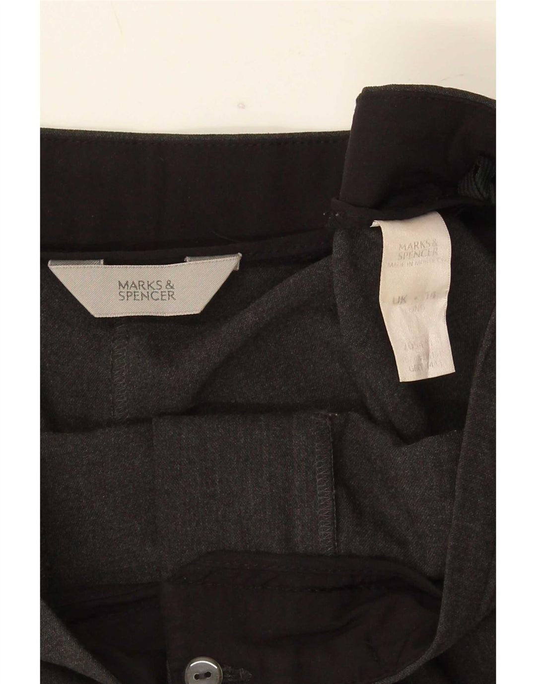 Pantaloni casual Bootcut da donna Marks & Spencer UK 14 Large W32 L33 Grigio