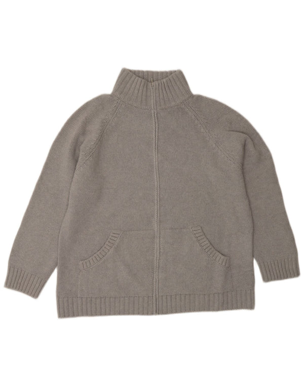 Maglione cardigan da donna BENETTON UK 14 Grigio medio