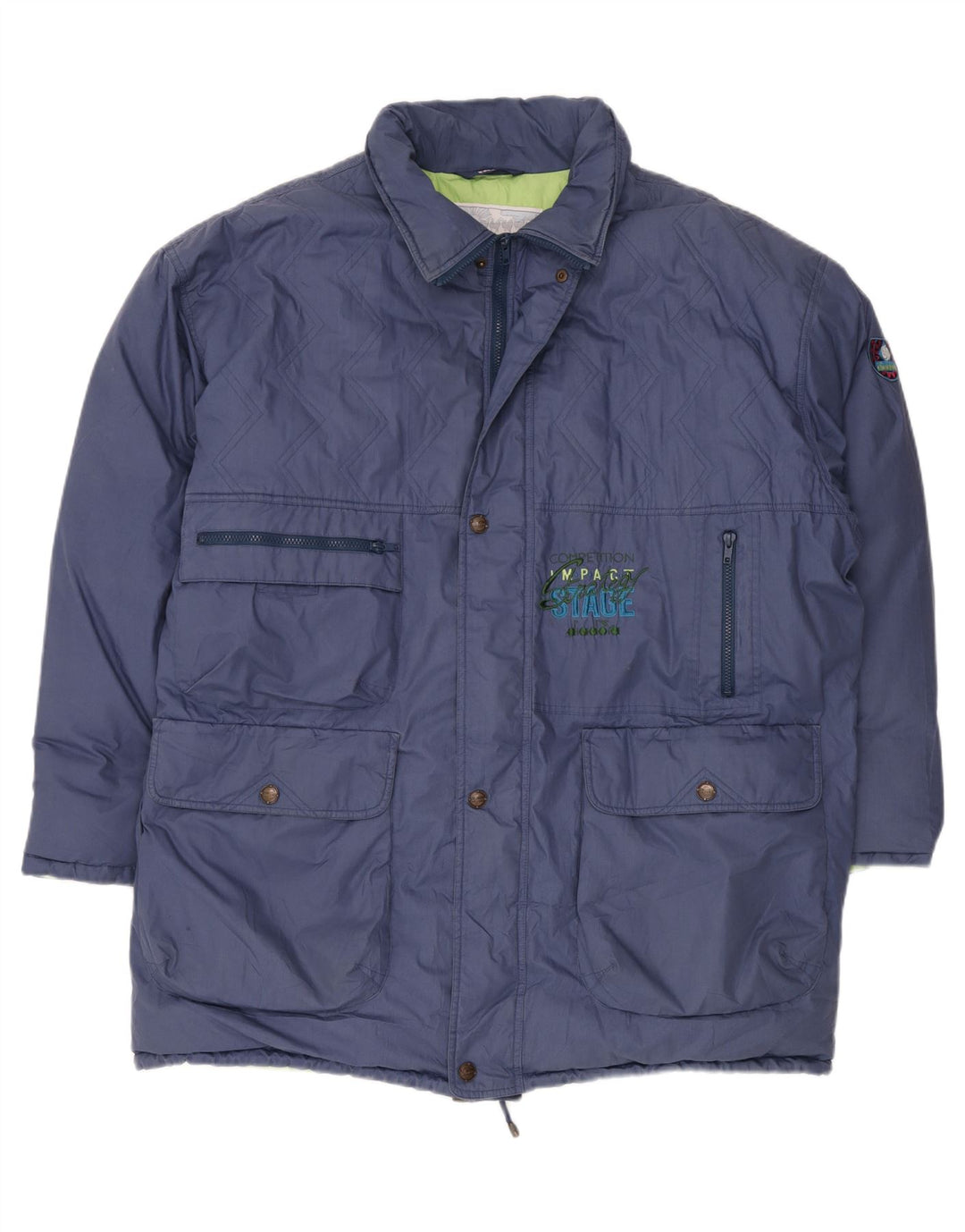 DIADORA Giacca imbottita da uomo UK 44 2XL Blu Navy Poliestere