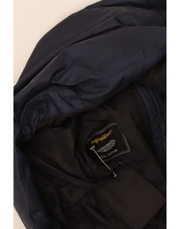 Giacca imbottita con cappuccio da donna Refrigiwear IT 40 Small Blu Navy