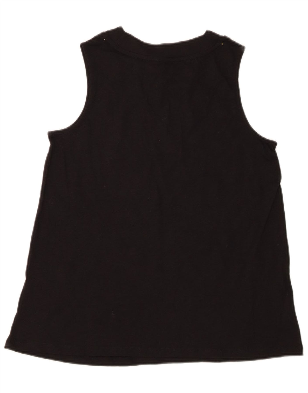 JOULES Womens Vest Top UK 8 Small Black Cotton