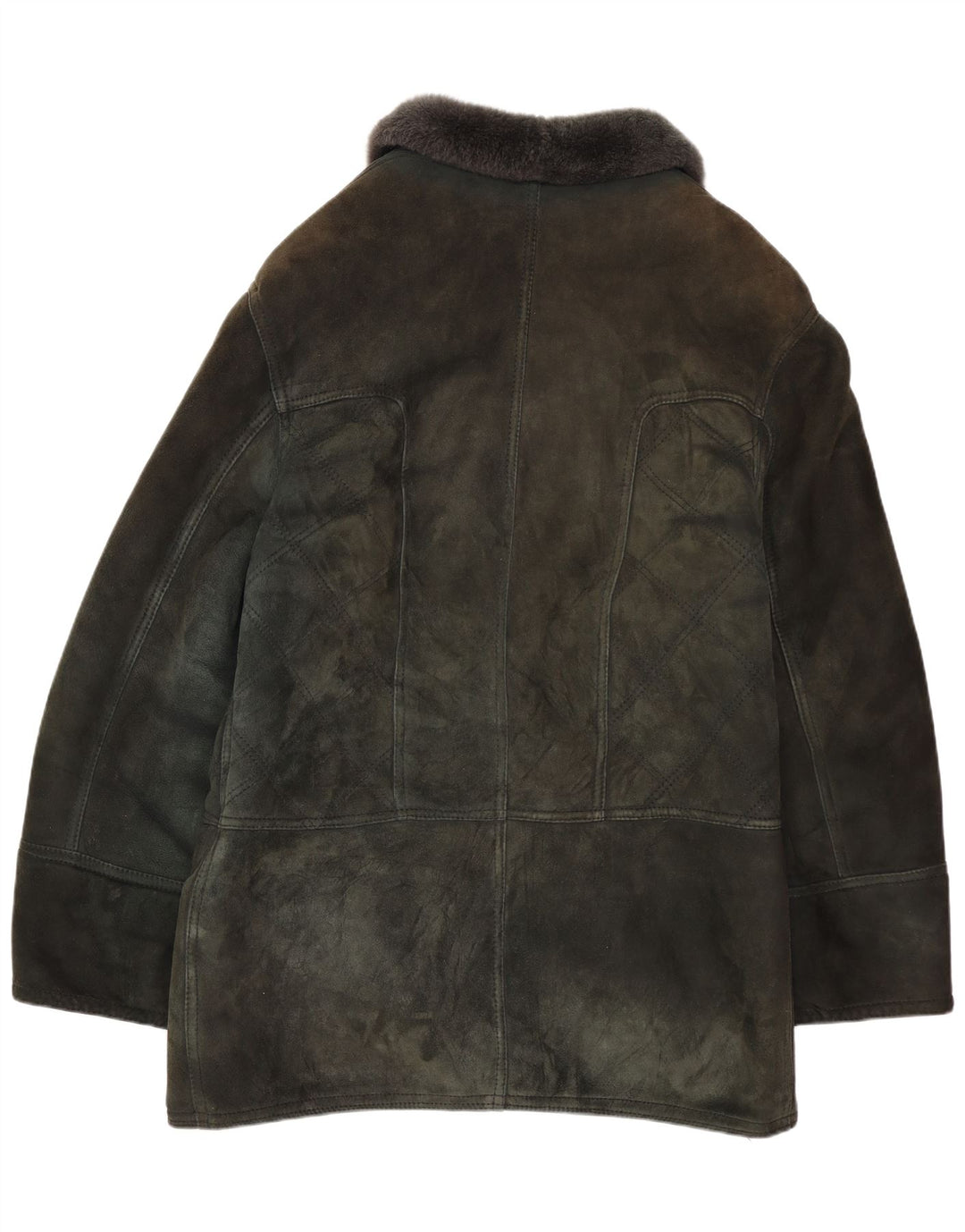 Giacca in shearling da uomo Dibi UK 40 Large Verde
