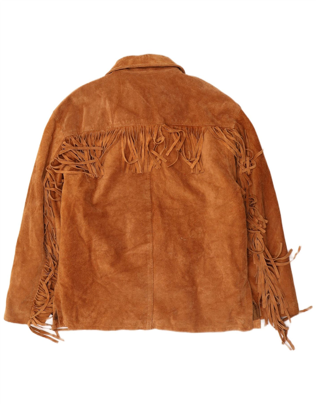 Antica Pelleria Giacca in Pelle Scamosciata da Uomo IT 48 Cowboy Marrone Medio