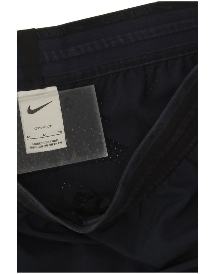 Pantaloncini sportivi Nike da uomo Dri Fit, poliestere color block medio blu navy