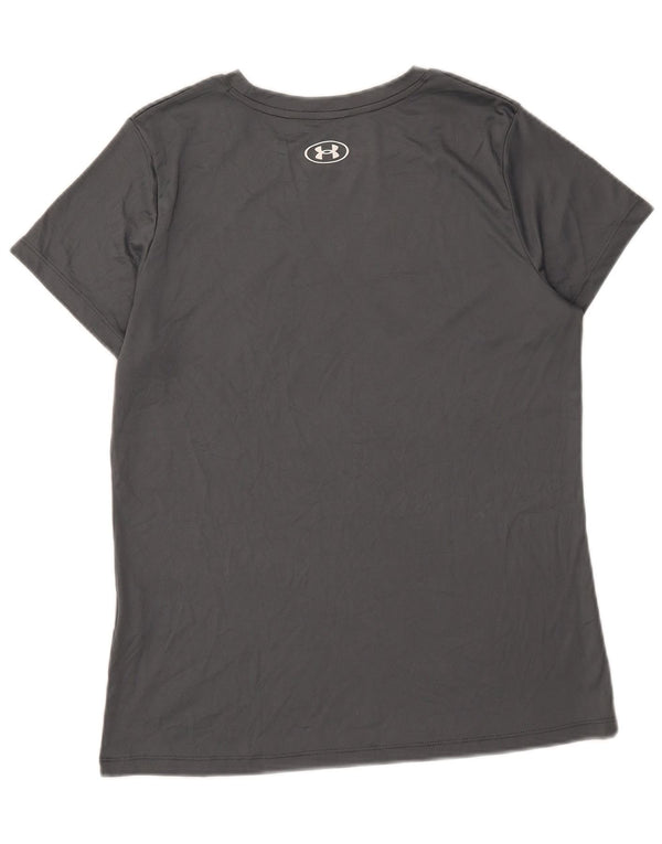 Under Armour Mens Graphic T-Shirt Top Medium Grey Polyester