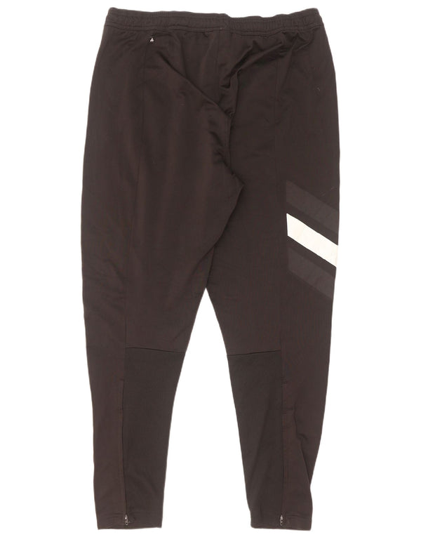Pantaloni da tuta da donna Adidas UK 18 XL Poliestere color block nero