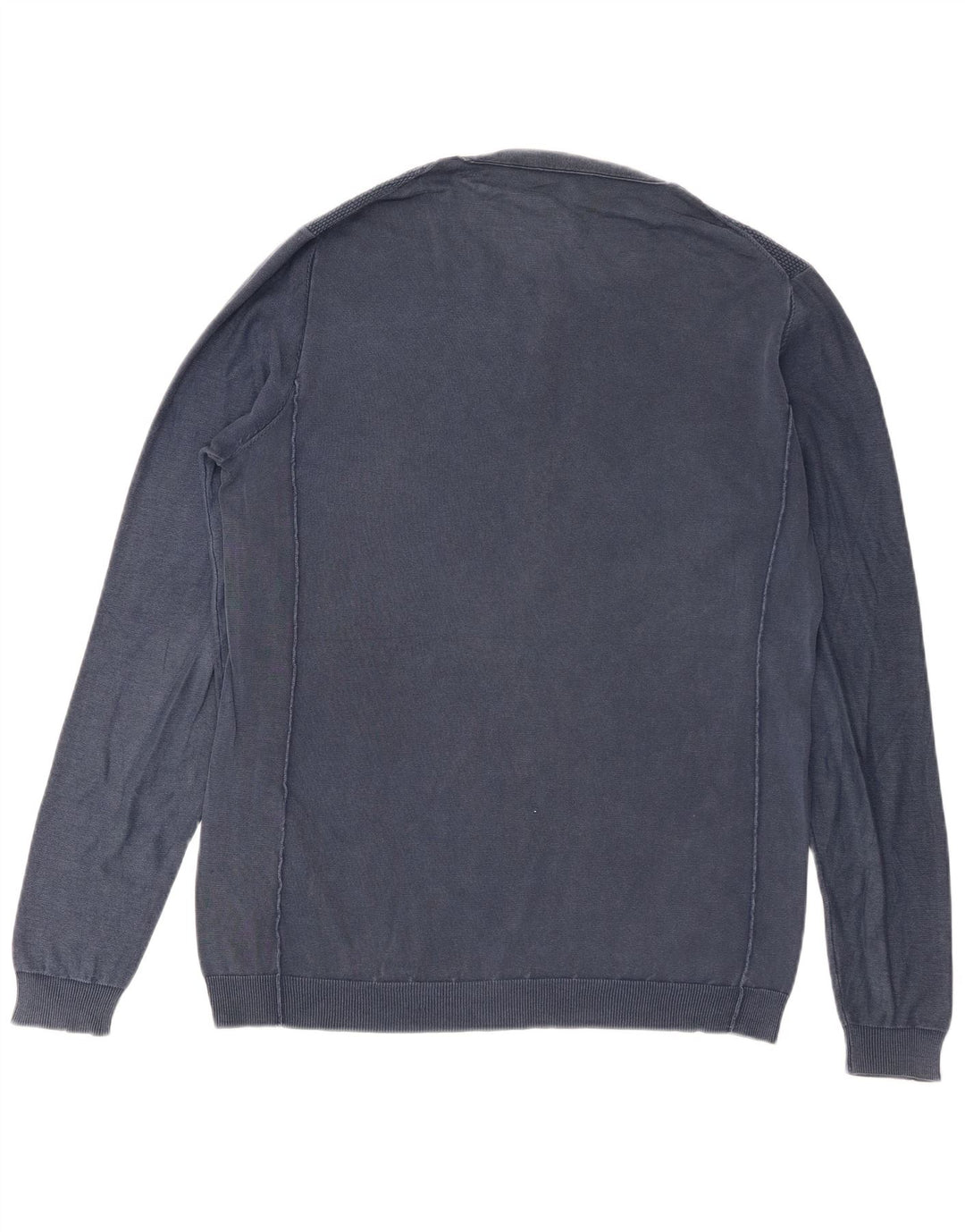 Maglione maglione girocollo da uomo Gas XL in cotone blu