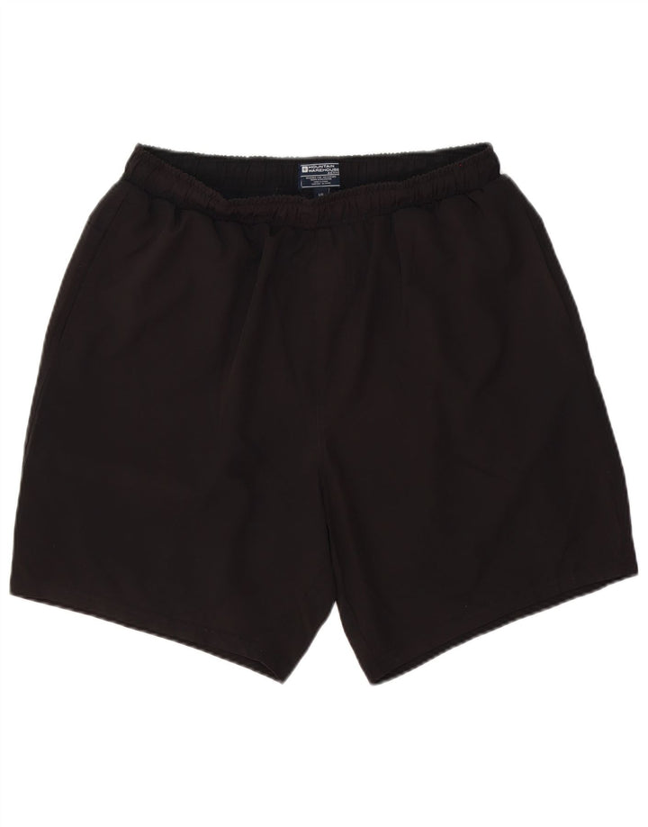 Pantaloncini sportivi da uomo Mountain Warehouse grandi in poliestere nero
