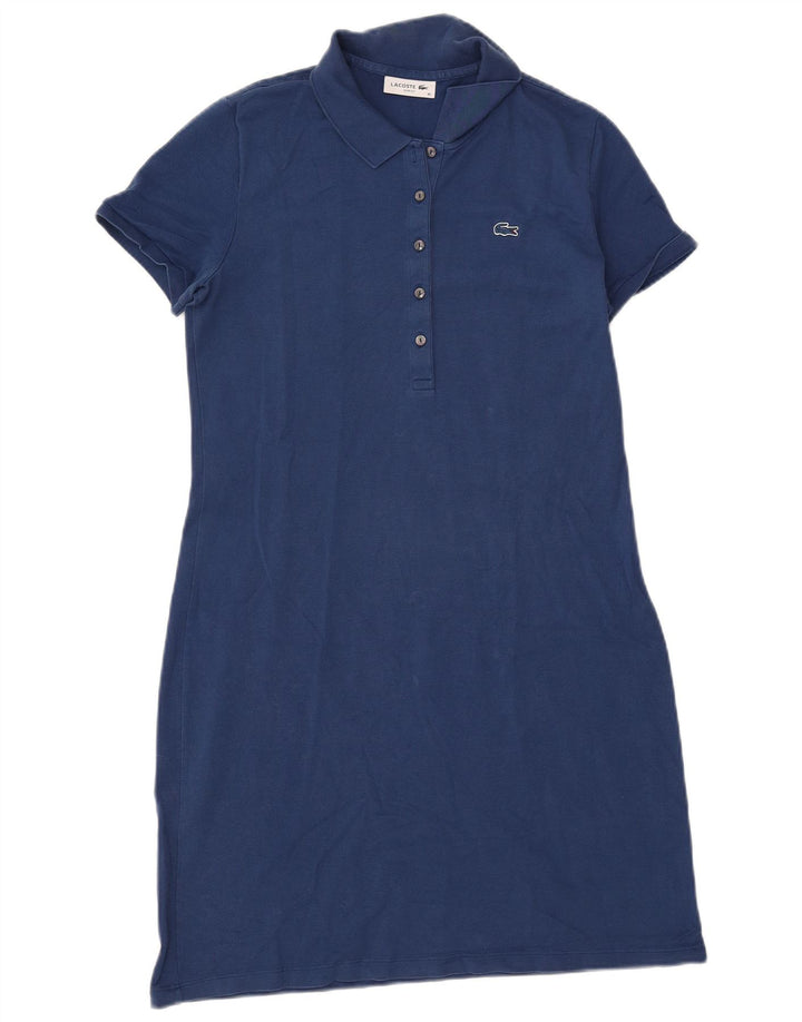 Abito polo da donna slim fit LACOSTE taglia 42 grande blu navy
