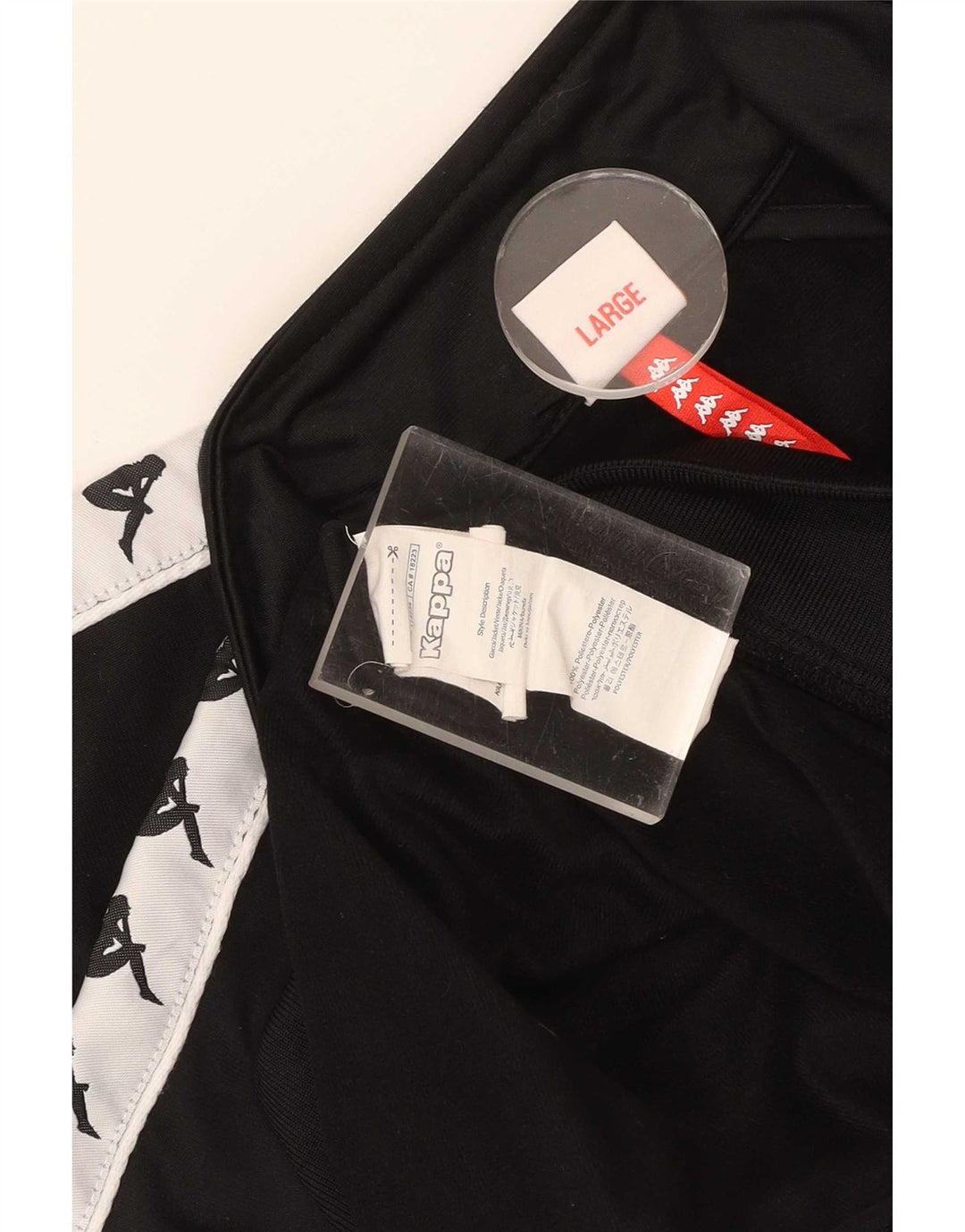 Giacca da ginnastica da donna con grafica Kappa UK 16 Large Black Colourblock