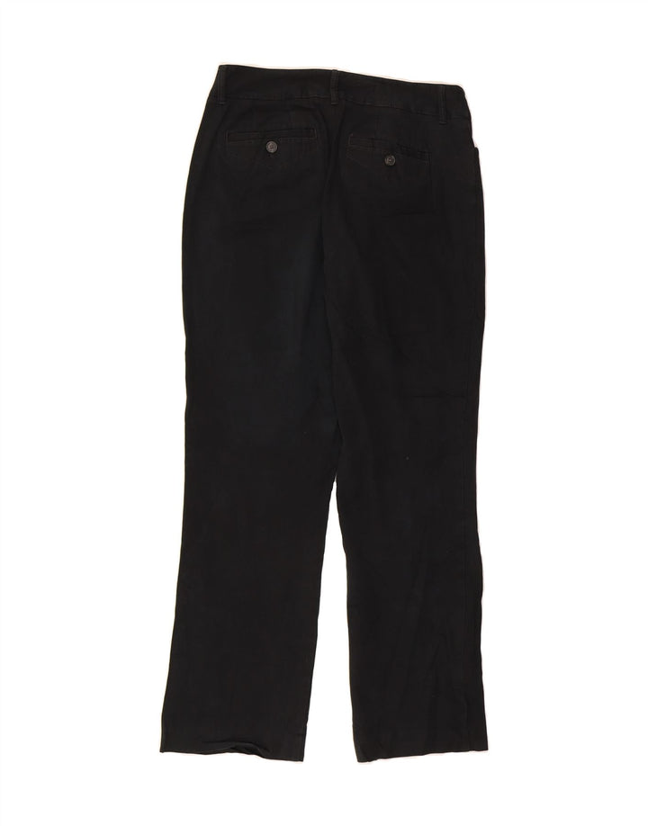 EDDIE BAUER Womens Straight Casual Trousers US 6 Medium W30 L30 Black Vintage Eddie Bauer and Second-Hand Eddie Bauer from Messina Hembry 