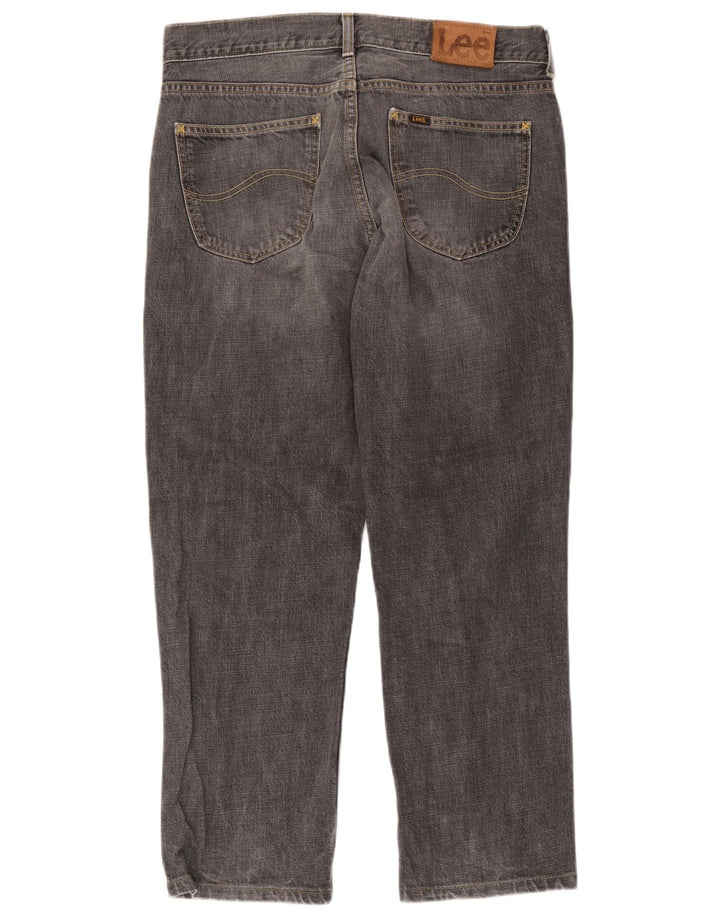 Jeans dritti da uomo Lee Seattle W36 L28 cotone grigio