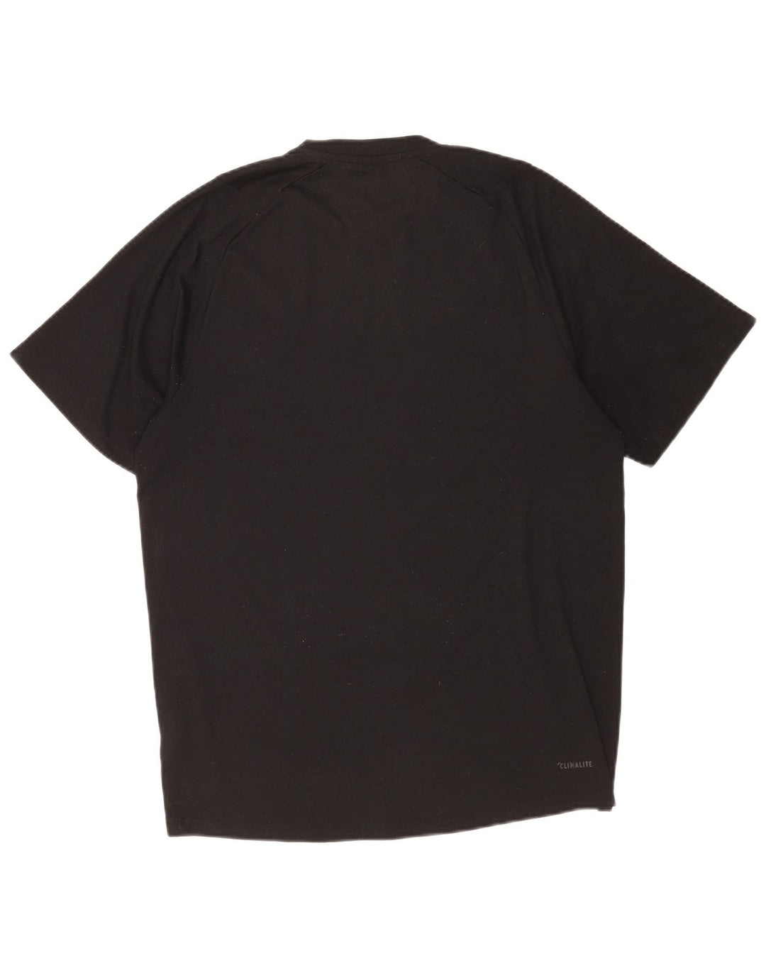 T-shirt ADIDAS Climalite da uomo, poliestere medio nero