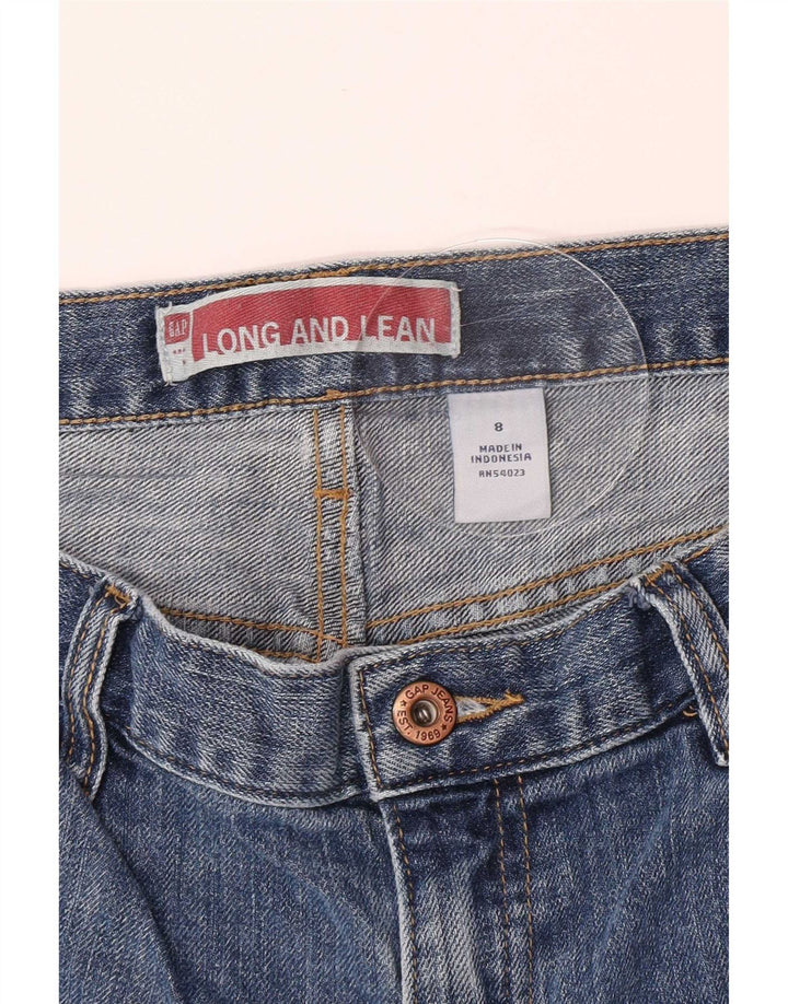 Gap Jeans bootcut lunghi e asciutti da donna US 8 medi W30 L29 cotone blu