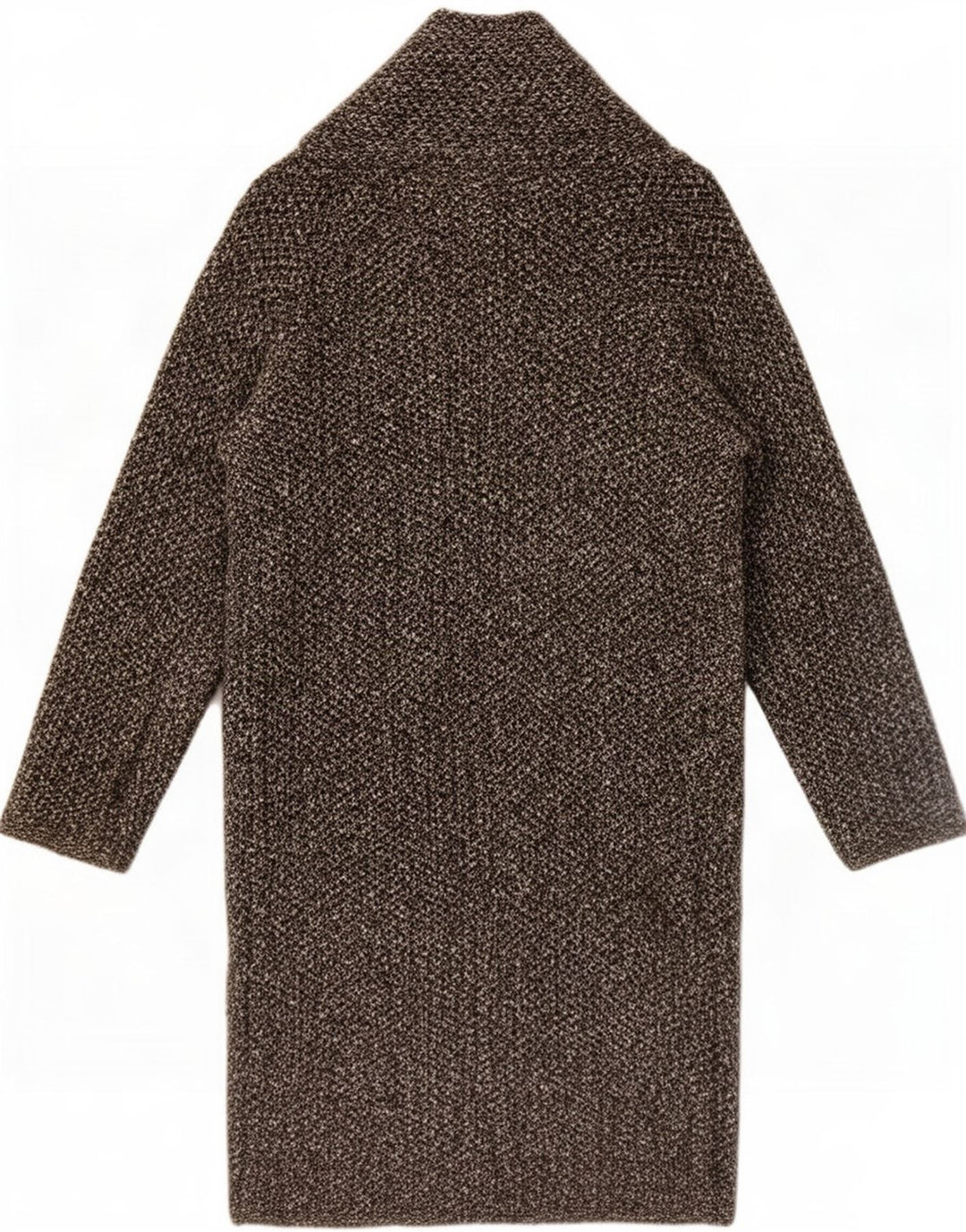 Soprabito aperto oversize da donna Zara UK 10 piccolo acrilico grigio