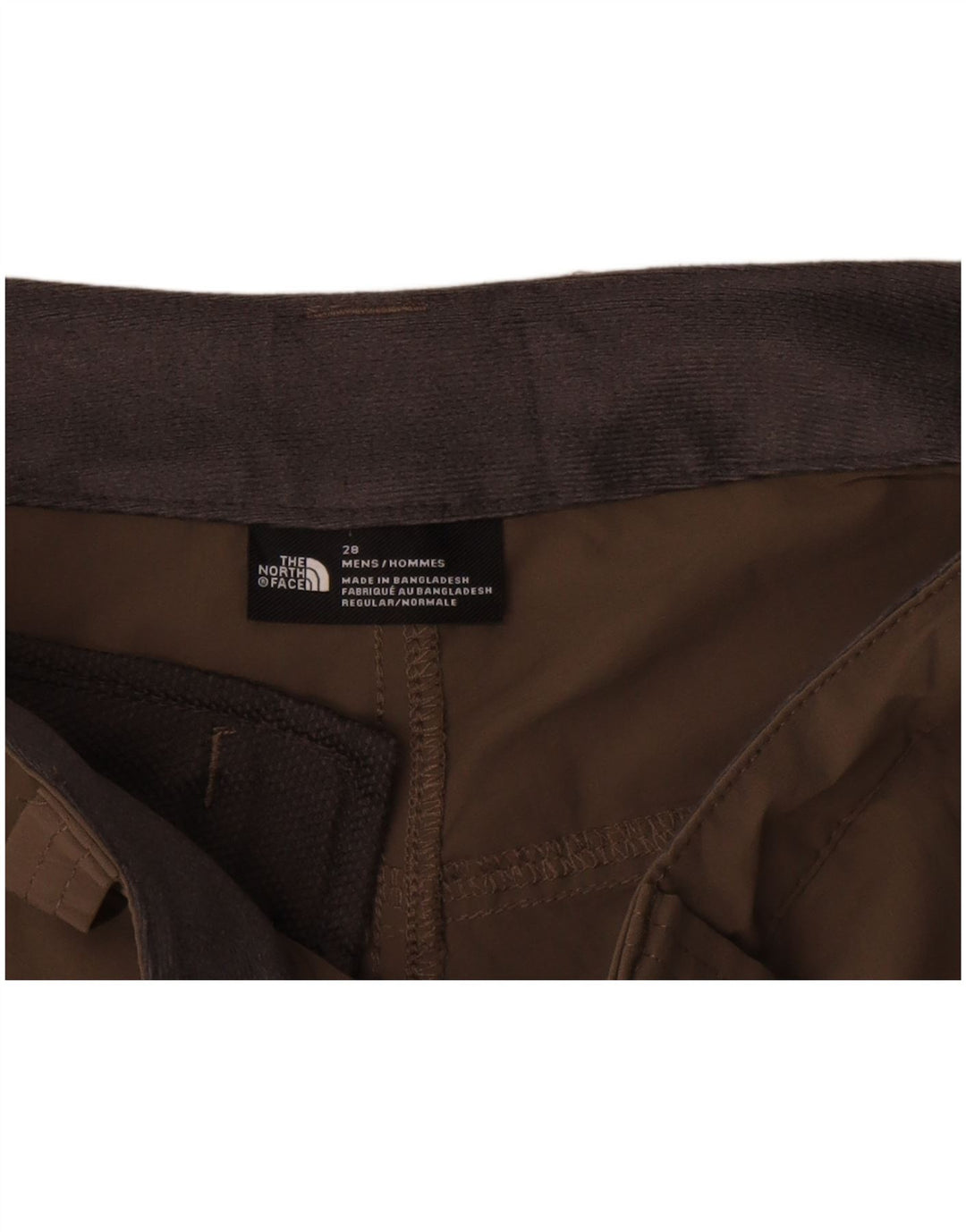 Pantaloncini cargo da uomo The North Face W28 piccoli in nylon marrone