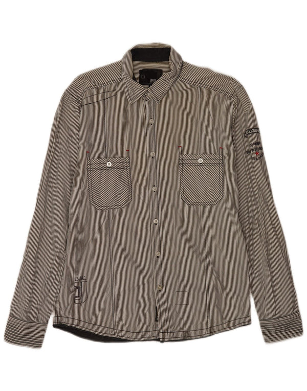 Camicia da uomo Jack & Jones a righe grandi blu navy