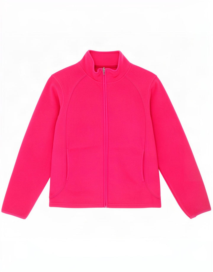 Giacca in pile da donna Marks & Spencer UK 14 rosa medio