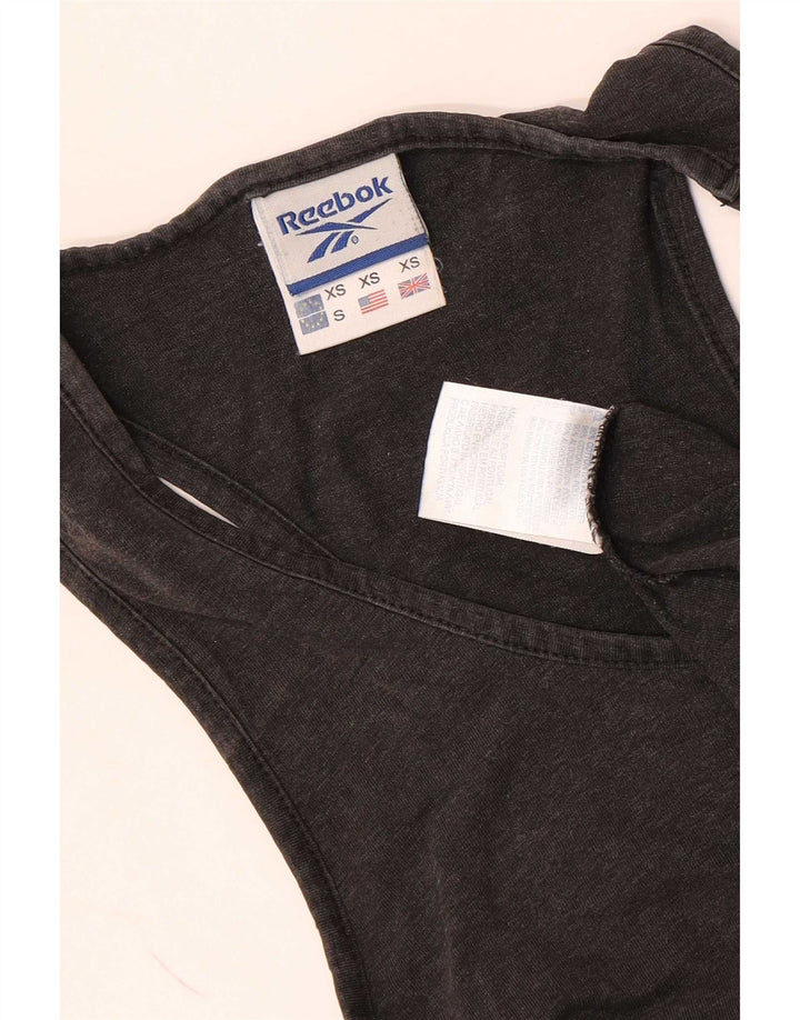 Canotta Reebok da uomo XS in cotone grigio