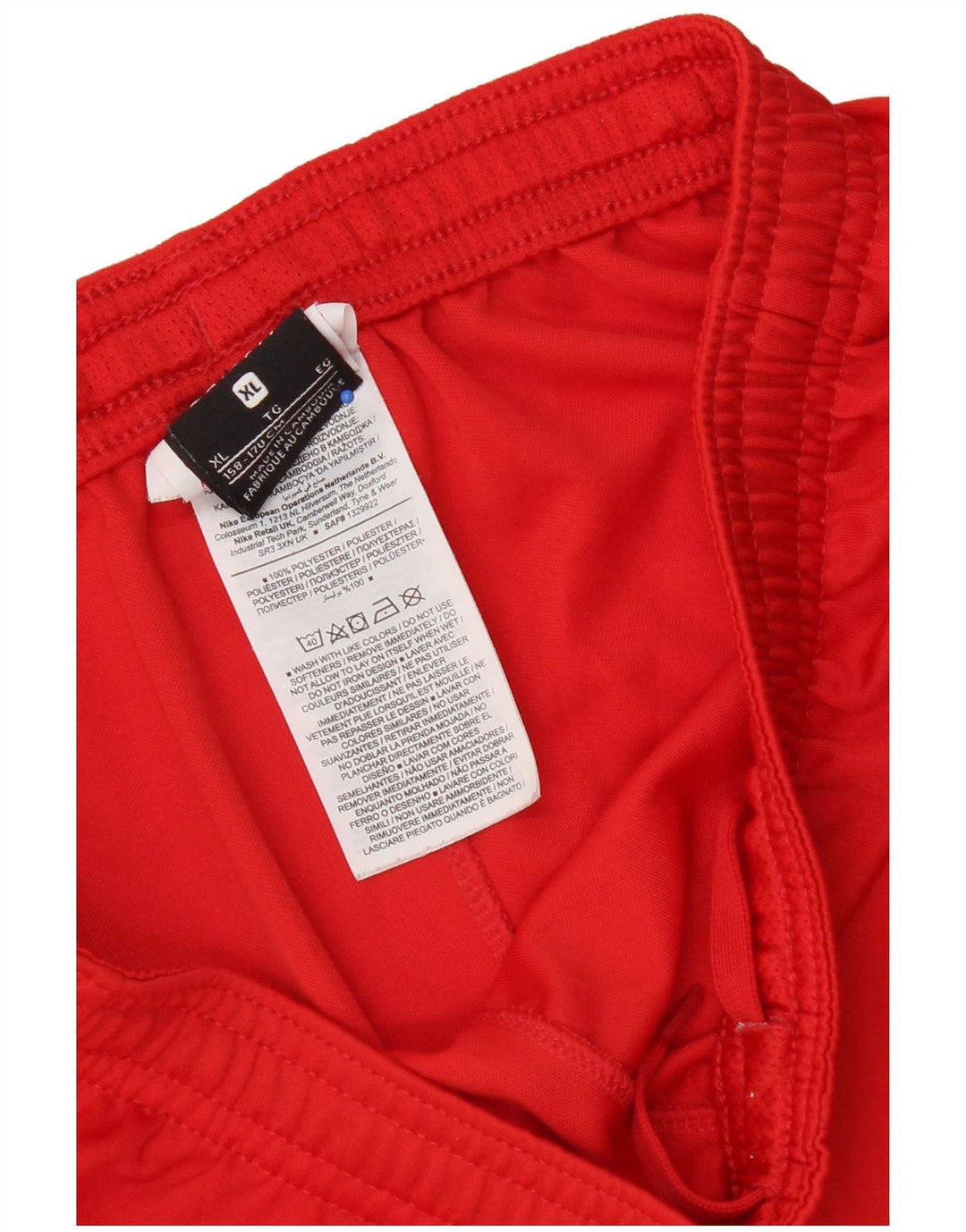 Pantaloncini sportivi Nike Ragazzo 13-14 anni XL Rosso Poliestere