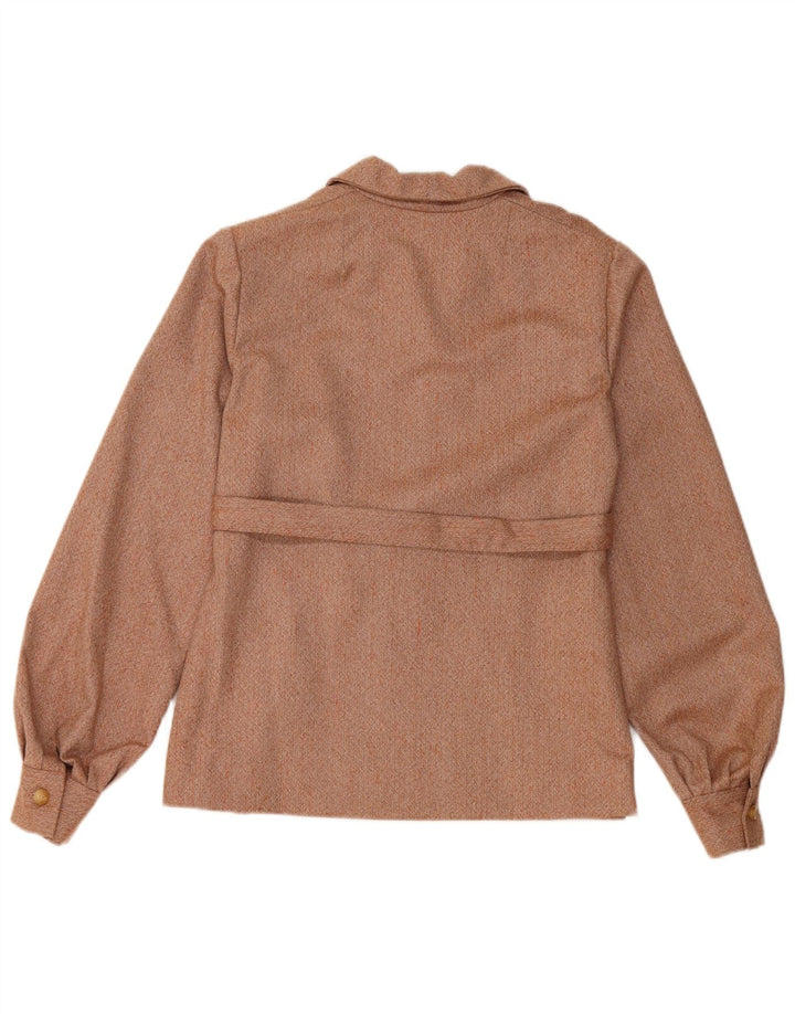 Set gonna vintage da donna in 2 pezzi UK 12 medio W30 marrone