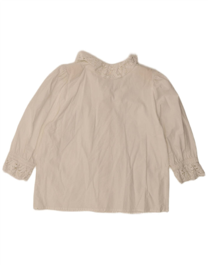 Camicetta da donna con maniche a 3/4 Distler EU 48 2XL Bianca