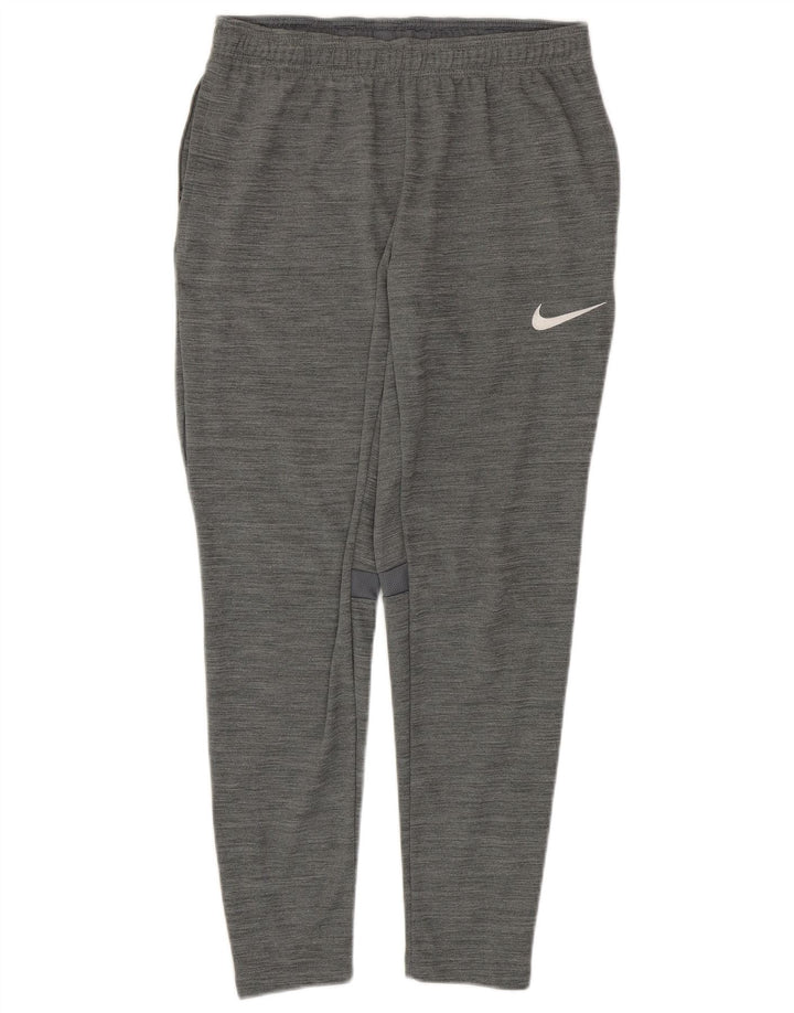Pantaloni da tuta NIKE Dri Fit da uomo in poliestere grigio medio