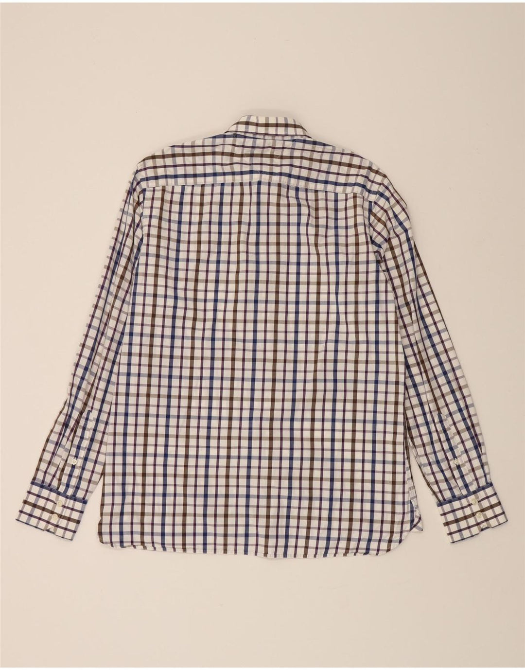 TOMMY HILFIGER Mens Shirt Medium Multicoloured Check Cotton 80s Vintage Tommy Hilfiger and Second-Hand Tommy Hilfiger from Messina Hembry 