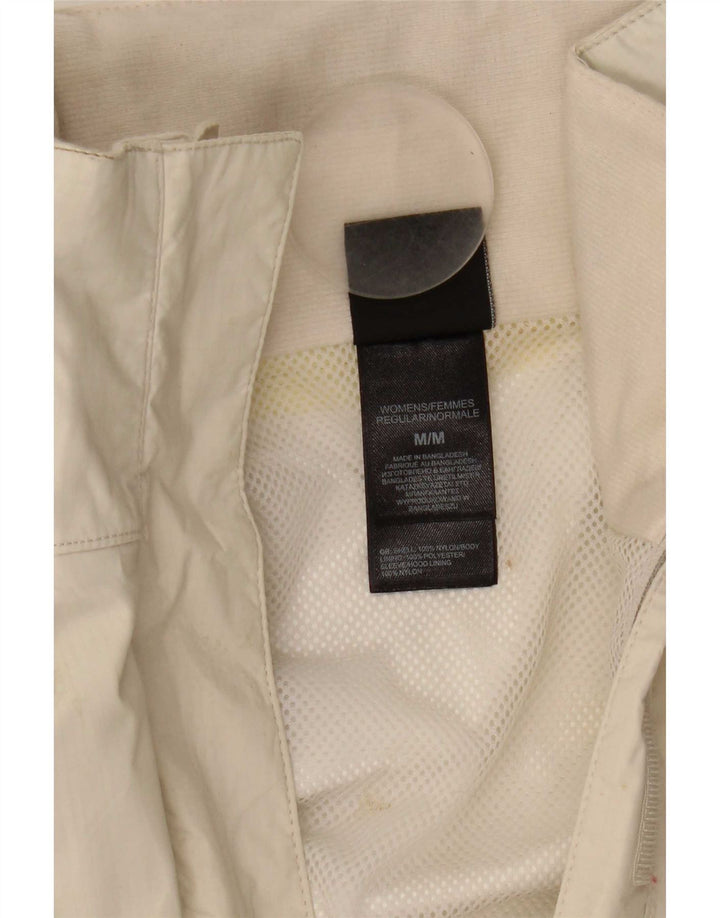 Giacca antipioggia con cappuccio da donna The North Face UK 14 nylon bianco medio