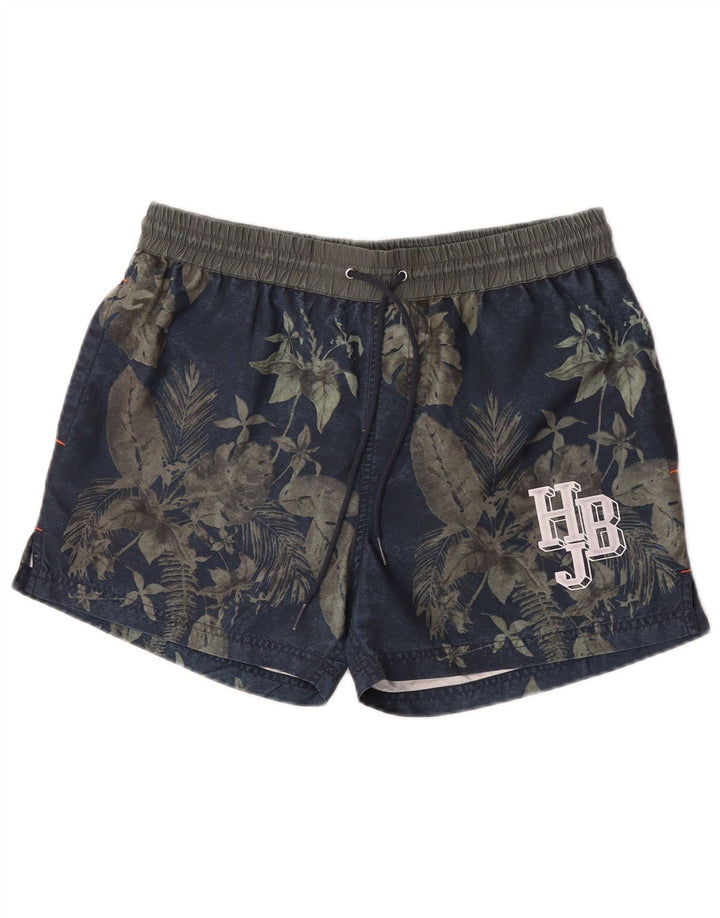 Pantaloncini da bagno grafici da uomo Harmont & Blaine medio blu navy floreale