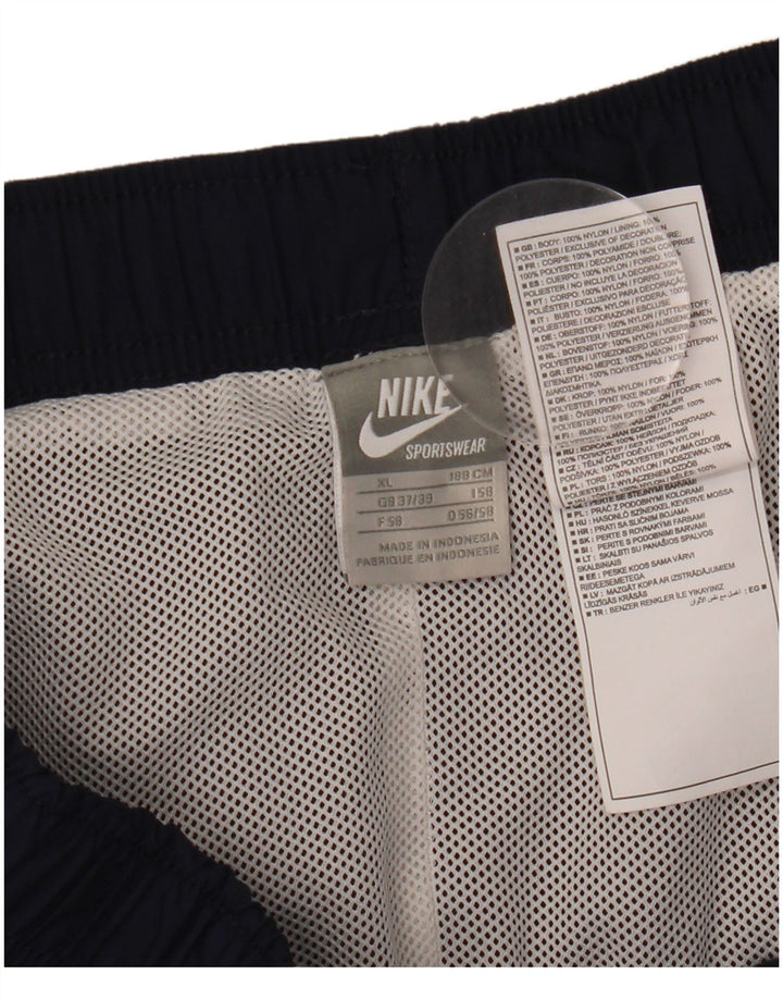 Pantaloni da tuta Nike Capri da uomo XL in nylon blu navy