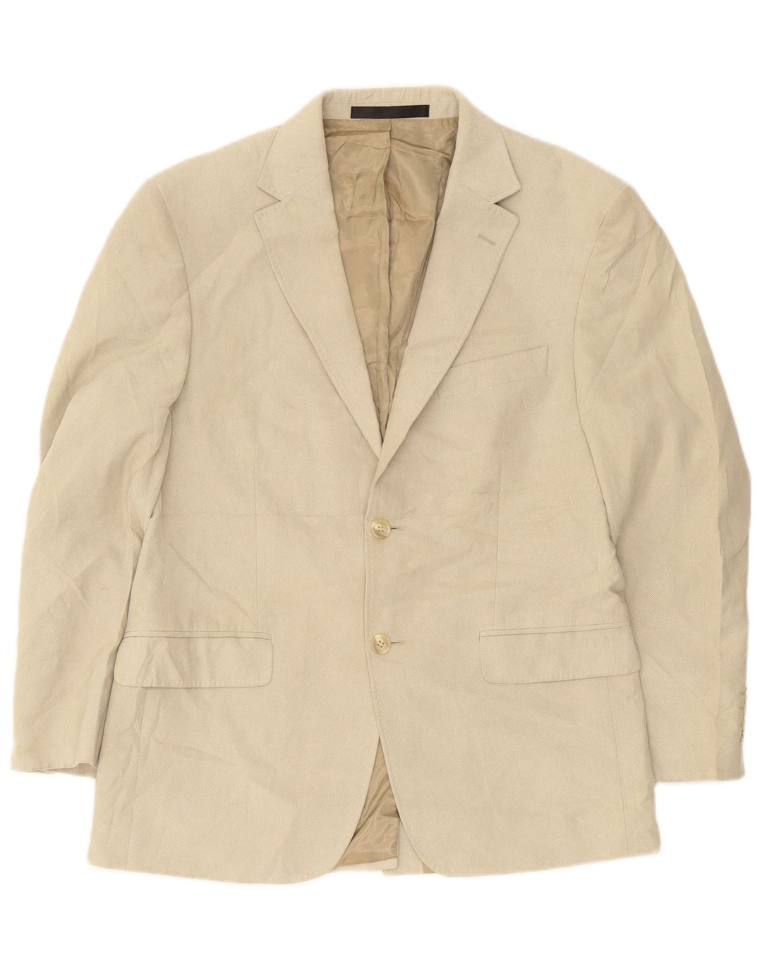 Giacca blazer corta da uomo a 2 bottoni Marks & Spencer UK 38 Beige medio