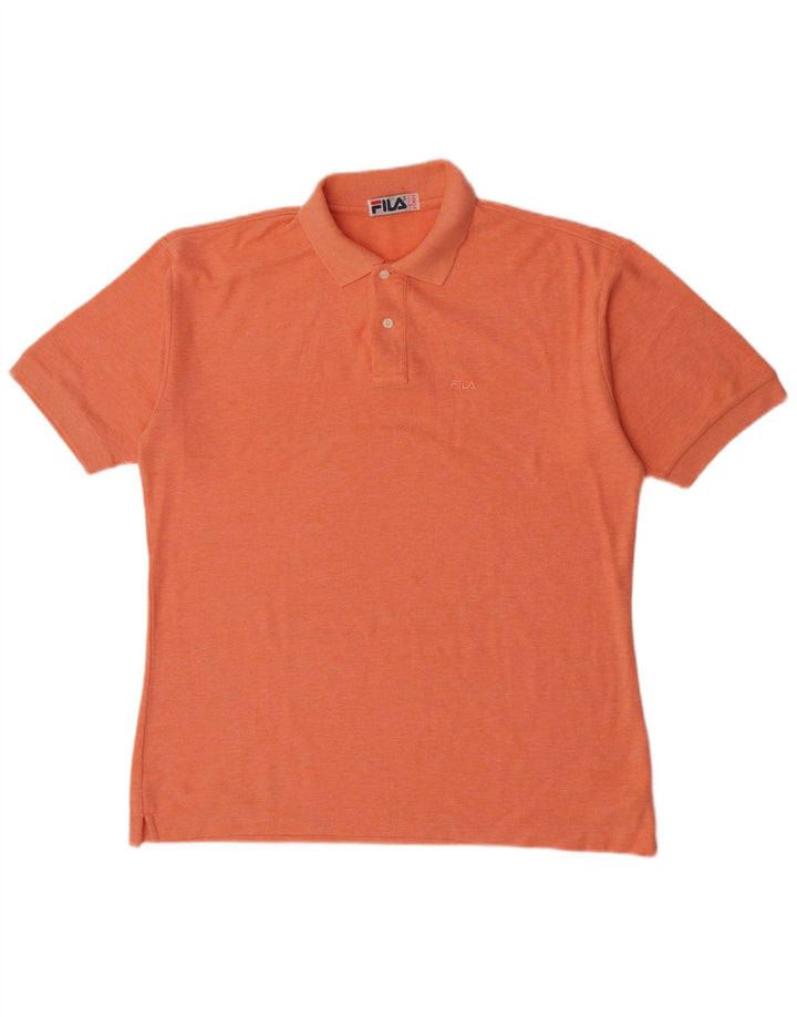 Polo Uomo Fila IT 50 Cotone Arancione Medio