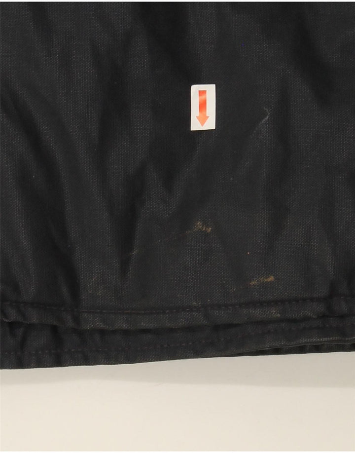 OCEAN STAR Mens Hooded Windbreaker Jacket IT 46 Small Black Cotton Vintage Ocean Star and Second-Hand Ocean Star from Messina Hembry 