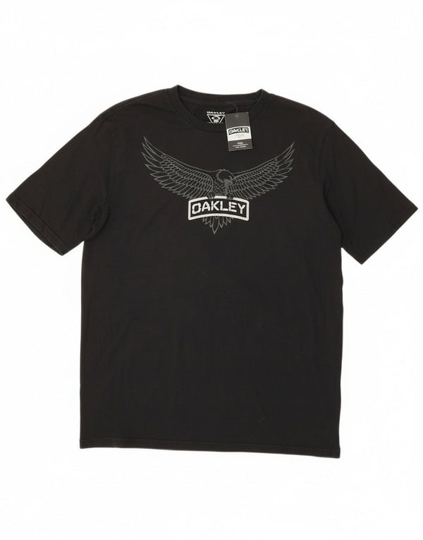 T-shirt grafica da uomo Oakley Top nera media