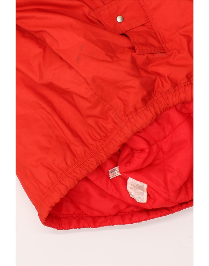 BELFE Womens Windbreaker Jacket UK 16 Large Red Vintage Belfe and Second-Hand Belfe from Messina Hembry 