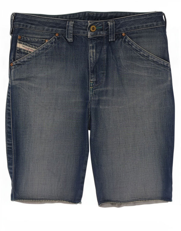 Pantaloncini di jeans da donna Diesel W32 grandi blu