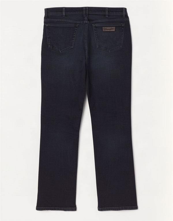 Jeans dritti da uomo Wrangler Texas W36 L32 cotone blu navy