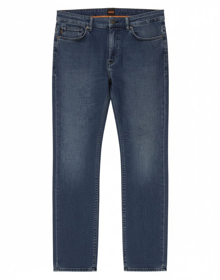 Jeans slim da uomo Hugo Boss W32 L34 cotone blu