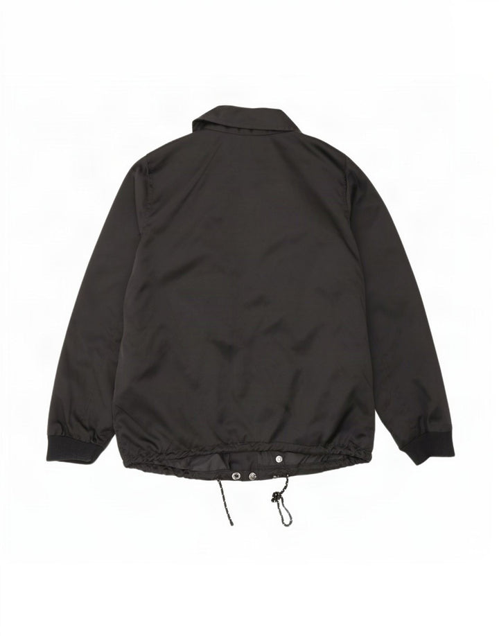 Giubbotto bomber da donna Hollister UK 16 grande poliestere nero