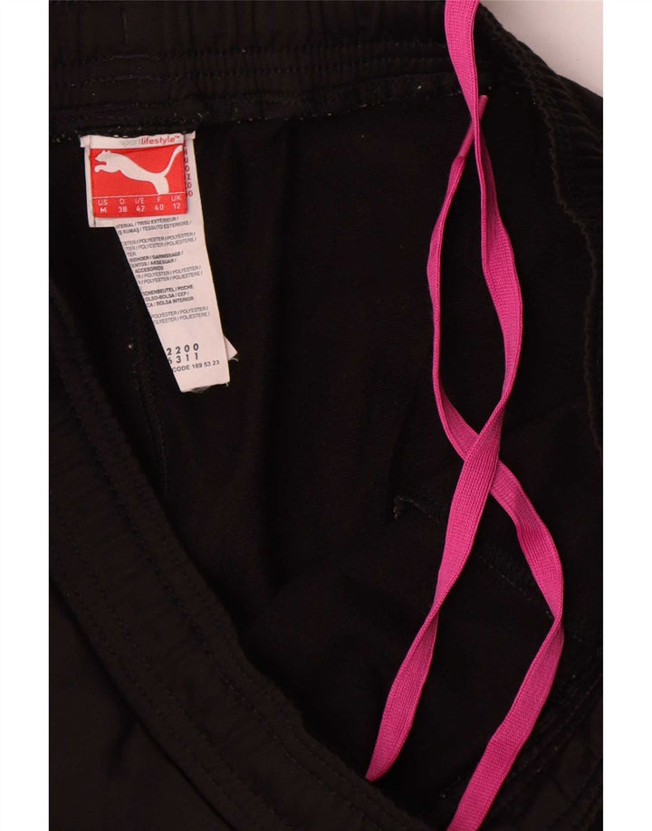 Pantaloni da tuta da donna Puma UK 12 Medium Nero Poliestere