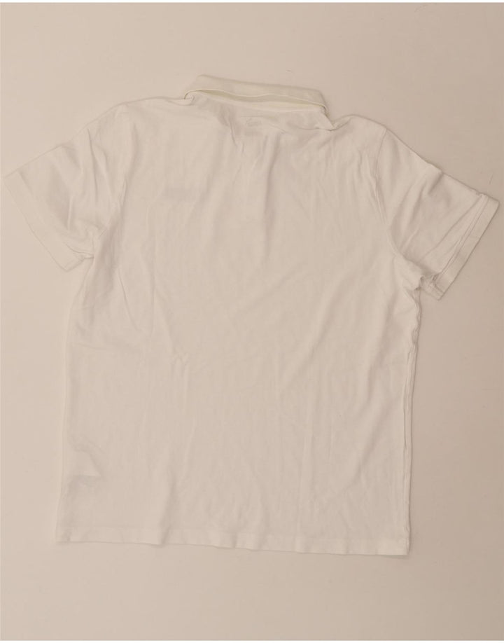 Polo PUMA da uomo grande in cotone bianco