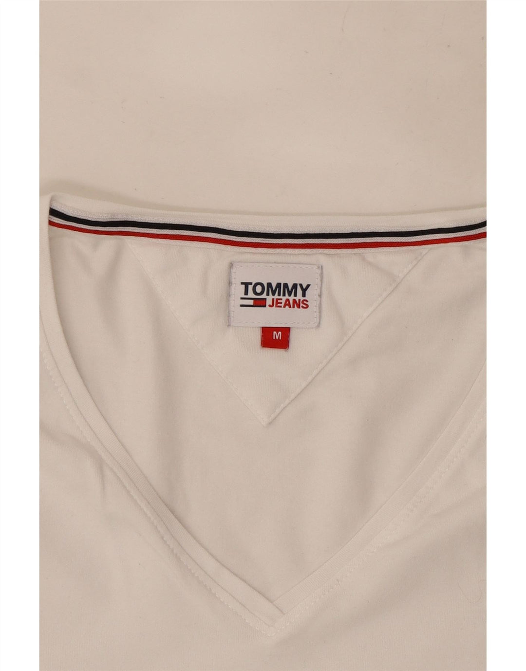 T-shirt da donna Tommy Hilfiger Top UK 12 medio bianco